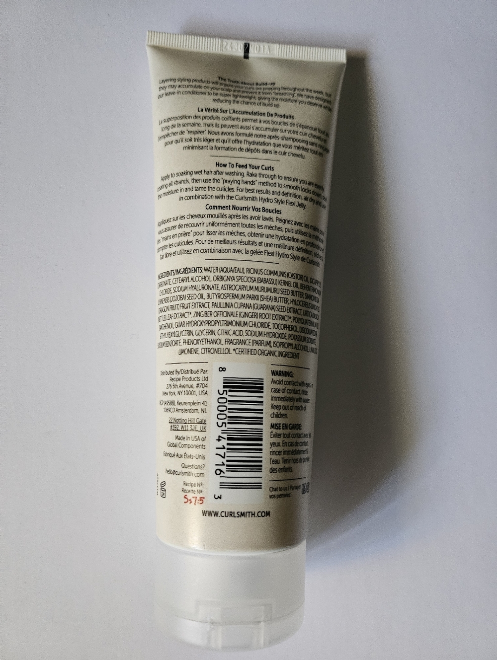 NEW Curlsmith Weightless Air Dry Cream For all Curl Types Leave in Conditioner - Picture 3 of 3